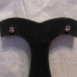 Genuine Amethyst Earrings